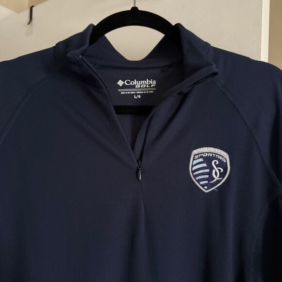 Columbia Golf Omni-Wick Flop Shot Pullover Kansas City KC Sporting MLS Soccer - Picture 8 of 8